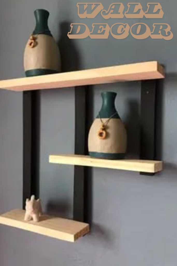 Designer Wooden Book Wall Shelf